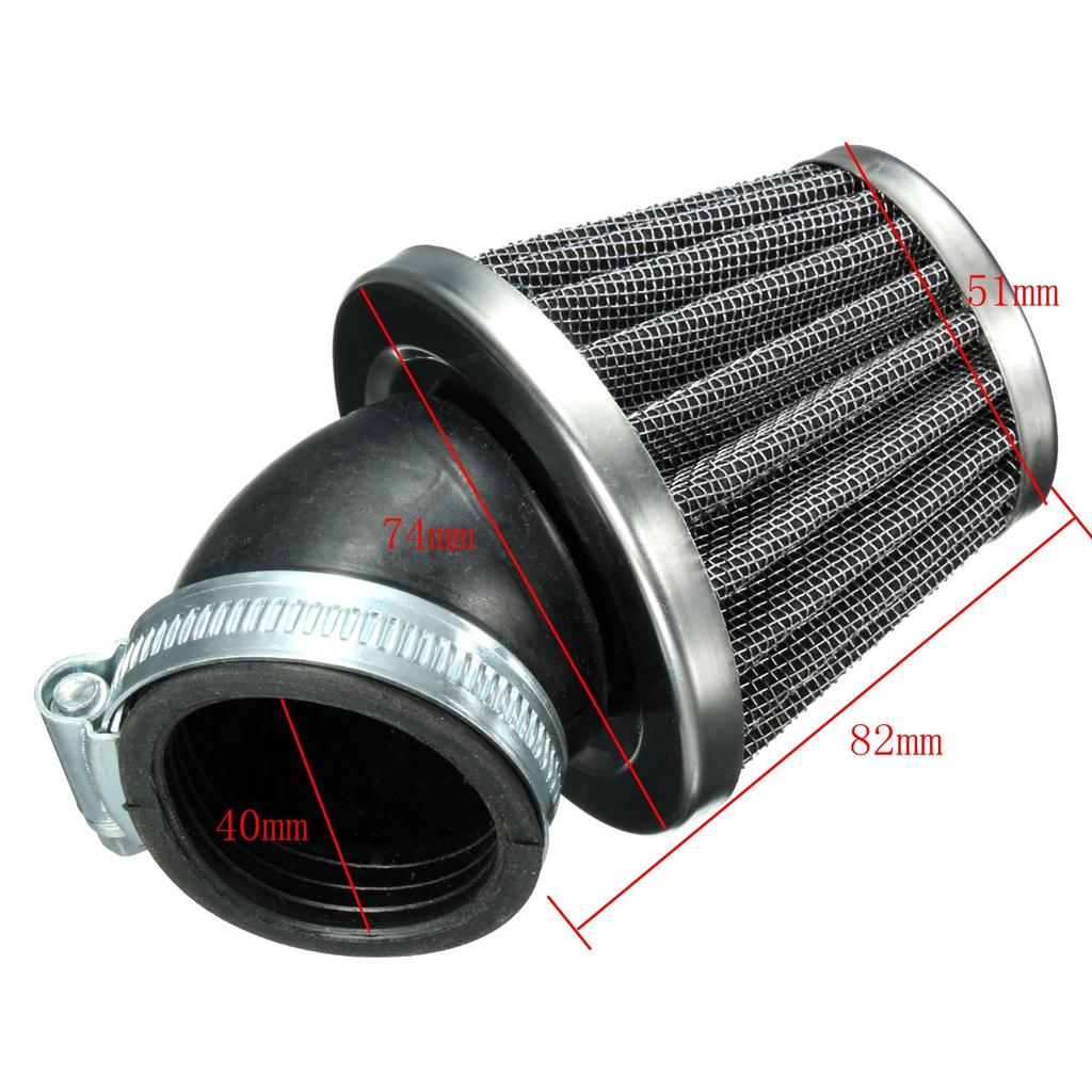 Universal Motorcycle Air Filter Cleaner Fit 50cc 110cc 125 140cc Motorcycle Pit Dirt Bike ATV Scooter 40mm