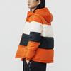 Vans Color Block Warm Hooded Down Jacket With Letters Unisex Outerwear Orange VN0A54HONC8