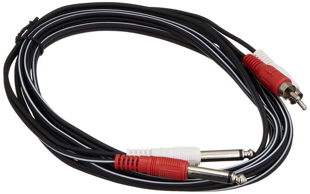 Kiktani TECH 2-канальный линейный кабель RCA монофонический телефон 3 м черный (мужчина) (мужчина) PH-3