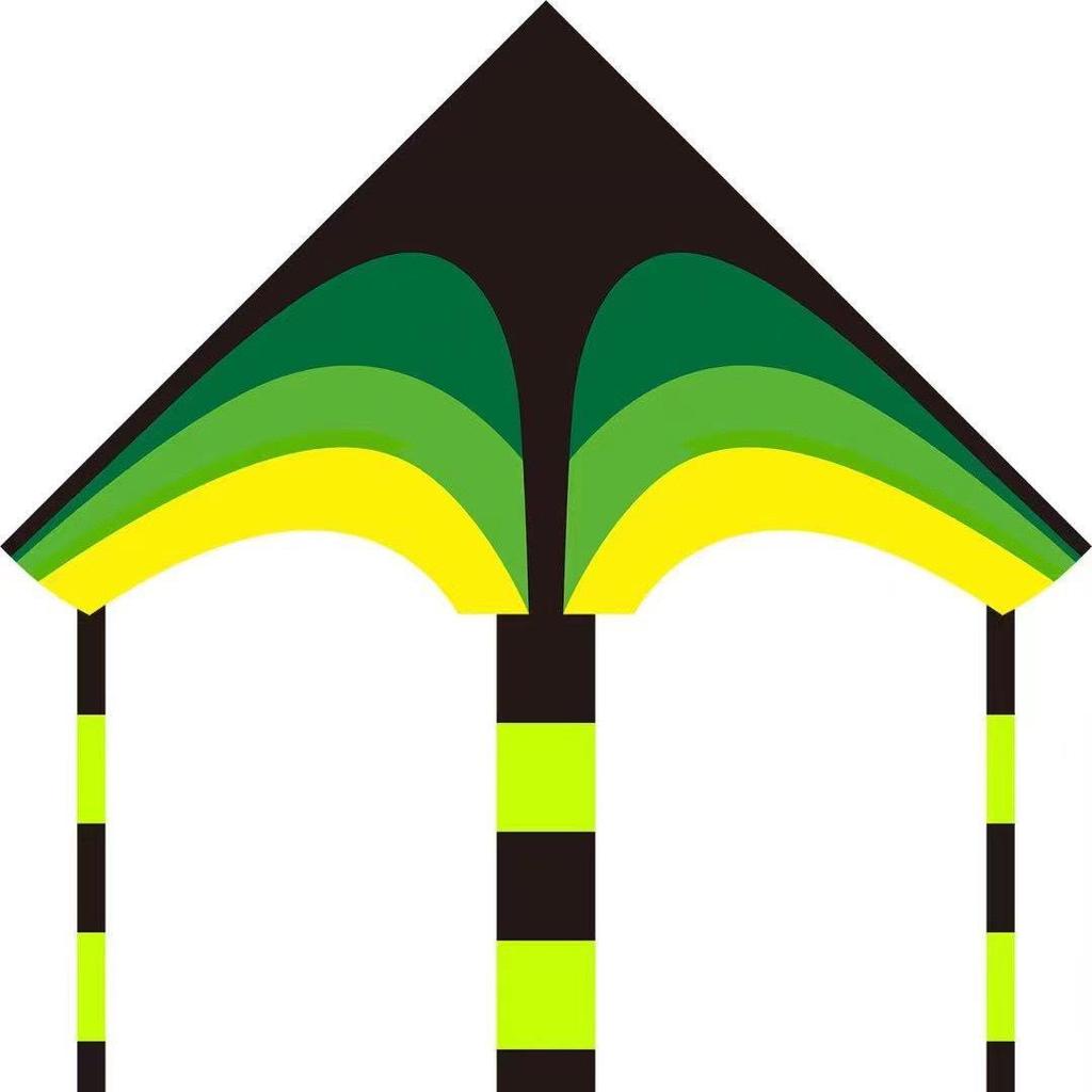 Great Plains Extra Large Rainbow Kite for Kids - Excellent Flying Cartoon Design