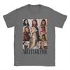 Мужские футболки Ariana Grande The Eras Tour Эра Dangerous Woman 100% хлопок Летняя футболка с круглым вырезом Повседневная футболка