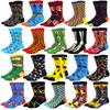 Men's Multi-color Printed Fruits, Food, Women's Socks, Funny, Skateboarding, Hip-hop, Animals, Socks