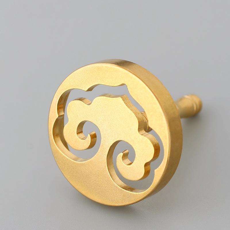 Латунные инструменты для благовоний Сделай сам Бытовые удлинительные аксессуары Ароматерапевтическая печь Бутылочка для благовоний Ложка для благовоний Инструменты для сметания благовоний