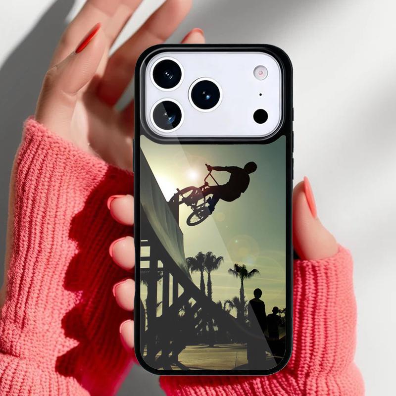 Чехол для телефона BMX Велосипед Экстремальный спорт для iPhone 17 16 15 14 13 Pro Max Задняя крышка для 12 11 Pro Coque