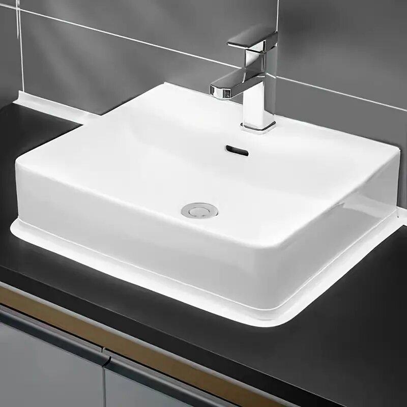 Vogue Kitchen Tool Bathtub Sink Self Adhesive Toilet Line Sticker 3.2cm*1.5/3M Bathtub Corner Sealant White PVC Waterproof Wall Sealing Strip Tape