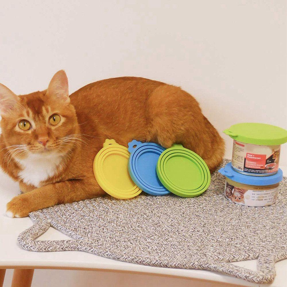 Hot Box Cover Pet Supplies Silicone Can Lid Food Tin Cover Cans Cap Pet Can Covers