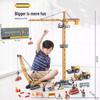95cm Alloy Tower Crane Model: Children's Engineering Vehicle & Excavator Gift for Boys (Ages 3-6)