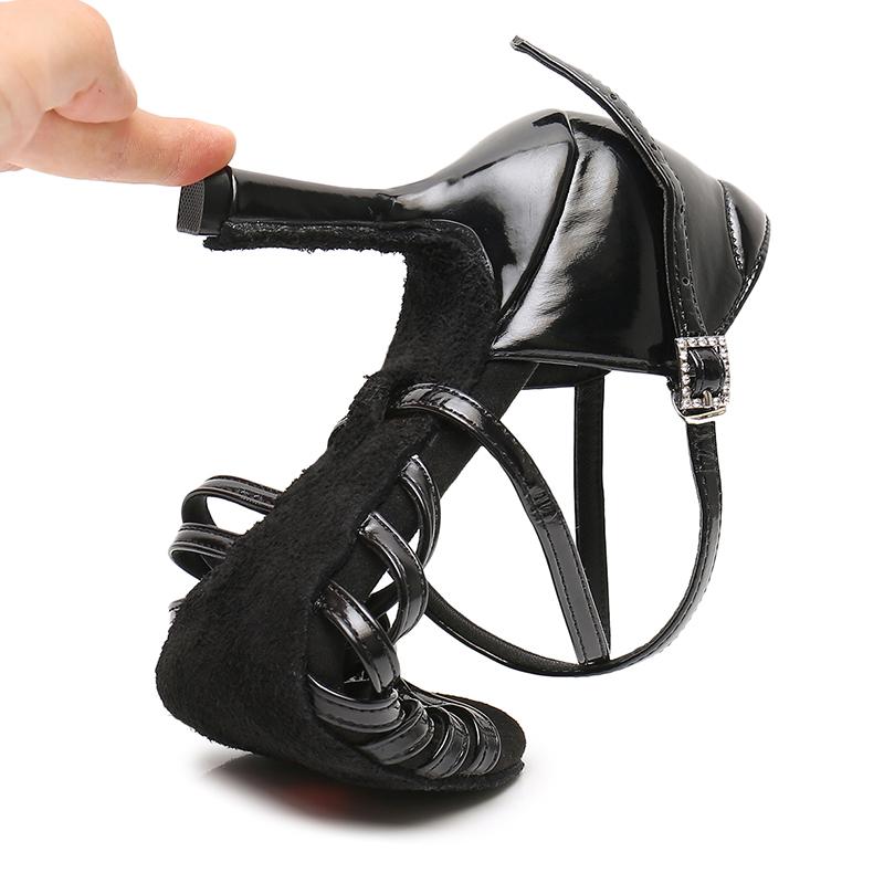 Women's Latin Dance Shoes Ballroom Dance Shoes PU Dance Shoes 9CM Heel