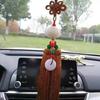 Lotus Chinese Knot Car Ornament Auto Rearview Mirror Lotus Pendant Chinese Knot Hanging Rope Decoration Car Interior Accessories