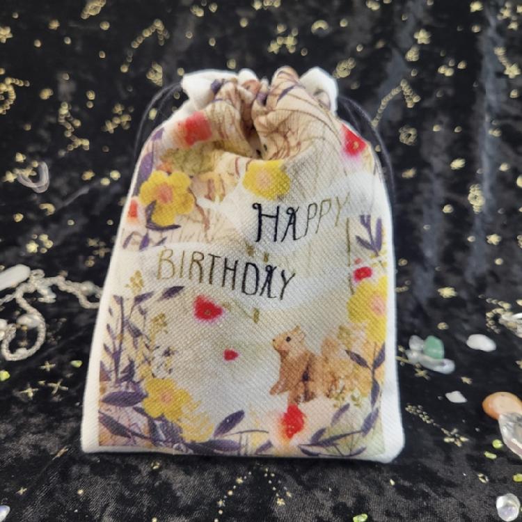Velvet Birthday Candy Container Bakery Bags Candy Bags Wrapping Gift