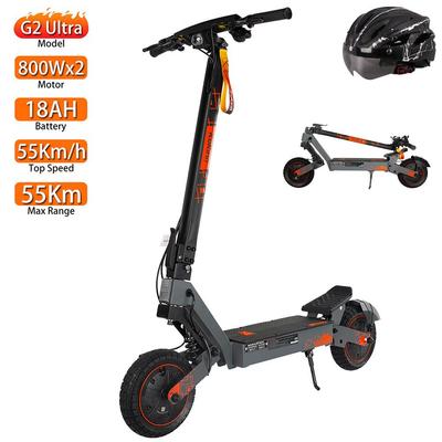 Электросамокат Складной Kukirin G2 Ultra 800Wx2 Двухмоторный Электросамокат Взрослый Максимальная скорость 55 км/ч 48В 18Ач Запас хода 55 км Нагрузка 120 кг