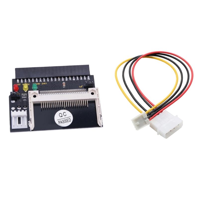 Flash Compact Flash Card to Female 40 Pin IDE Hard Drive Bootable Adapter Converters Module Flash Card Reader Module for Computer