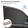 SEAMETAL Magnetic Car Side Window Curtains Sun Shade UV Ray Blocking Sun Protection