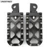 MX Foot Pegs Motorcycle Offroad Wide Footpegs Bobber Footrest For Harley Dyna Fatboy Touring Sportster 883 XL Softail Street Bob
