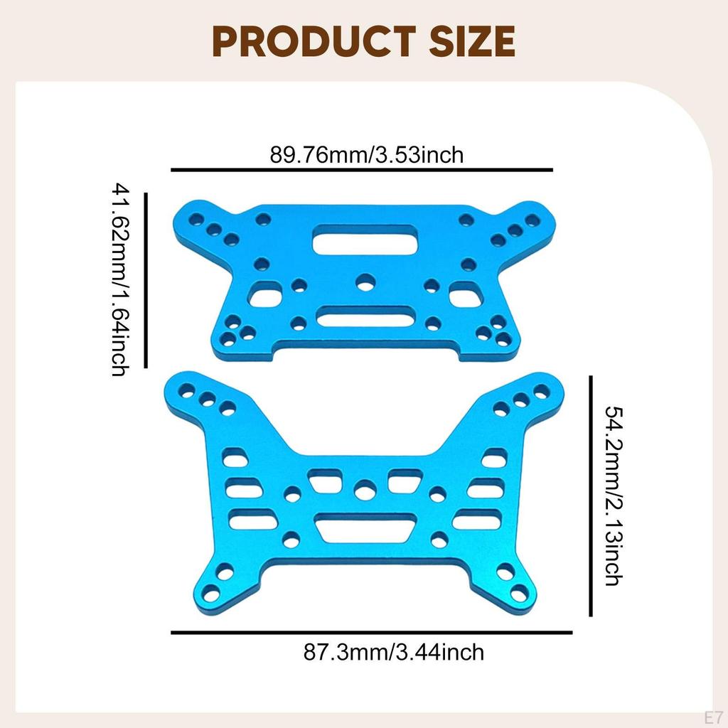 Front & Rear Shock RC Car Parts for 1/7 7303 7304 Replacement Hobby Vehicles Upgrade Mounts