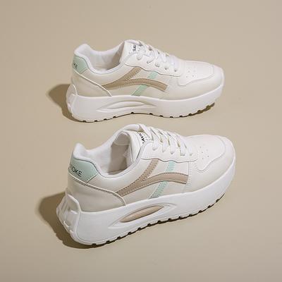 Женские весенне-летние студенческие спортивные кроссовки для бега, обувь на платформе, повседневная обувь