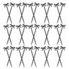 30 Pcs Appetizer Fruit Fork Paper Cups Cocktail Supplies Decorations Fiesta Cupcake Toppers Black Baby