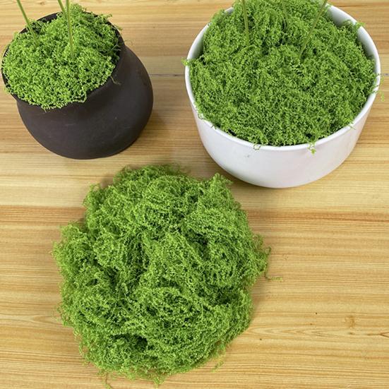 30/100 г Искусственный Зеленый Мох Поделки для DIY Комнатные Растения Сказочные Сады Центральные Элементы Стола Аквариумы Микроландшафт Декоративный Искусственный Мох