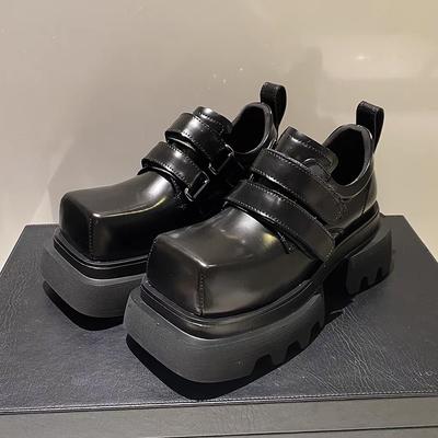 Модные балетки на платформе, женские лоферы, туфли Мэри Джейн, модная спортивная обувь, повседневные кроссовки для платья, новинка 2025 года, кожаная обувь для ходьбы, Chaussure Femme