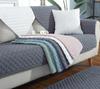 Modern Simple Sofa Cover Cotton Non-Slip Living Room Sofa Cushion Fabric Dust-Proof Furniture Protection Cushion Universal