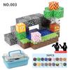 Mc Game Merchandise 56Pcs Magnetic Block Set Building Block Toy 2.3Cm Free Doll