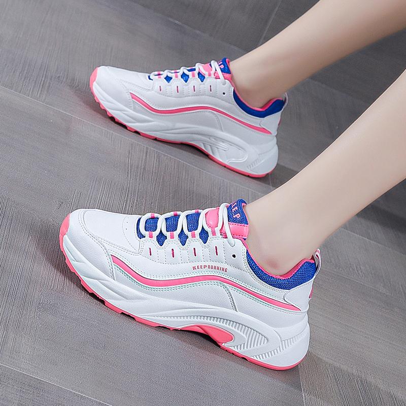 Новые женские туфли, маленькие белые туфли, кроссовки, женская теннисная легкая обувь для ходьбы, повседневная, универсальная, удобная спортивная обувь