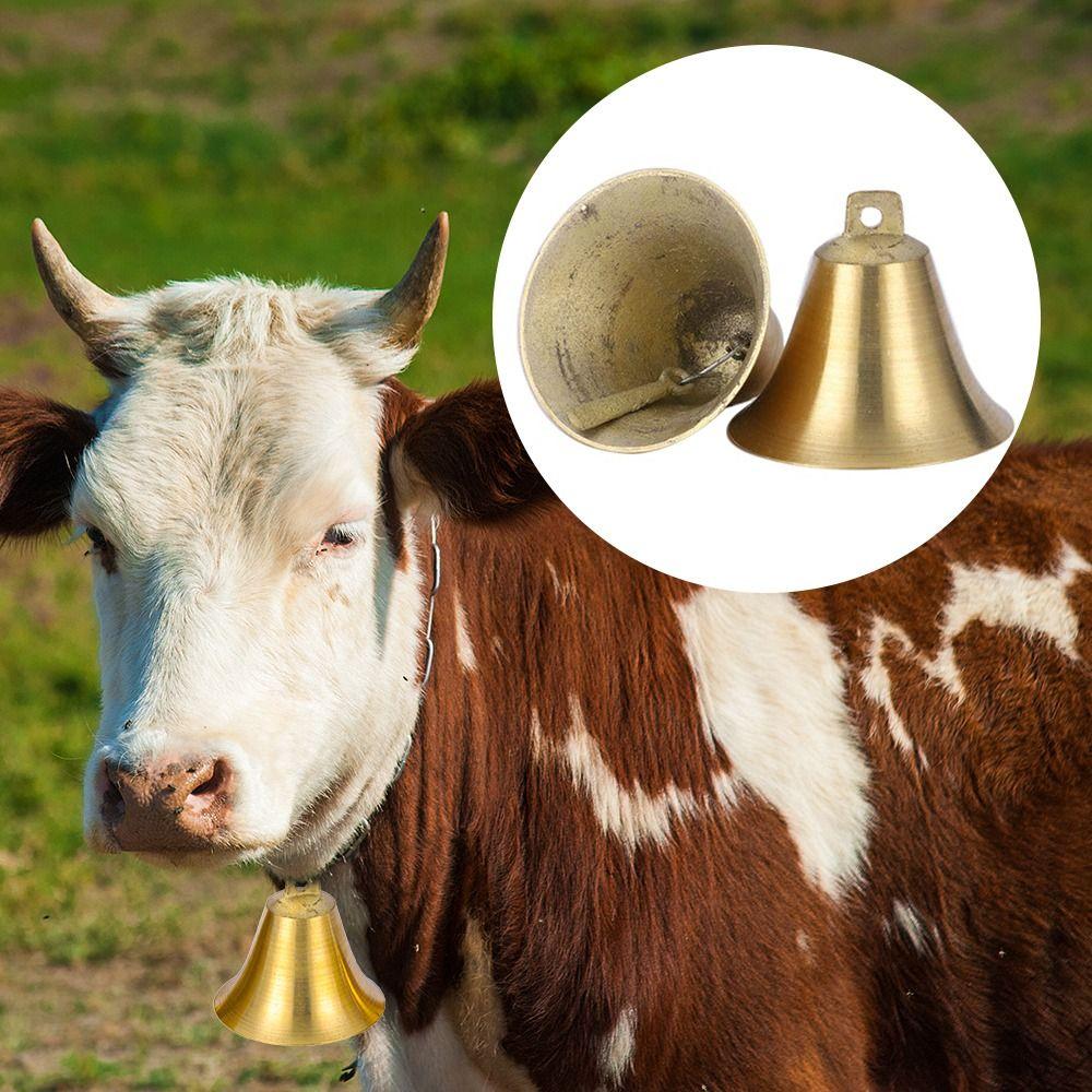 Стиль дверных колокольчиков Коровьи Лошади Овцы Пасущиеся Медные колокольчики Животный колокольчик Медный Громкий Бронзовый колокольчик