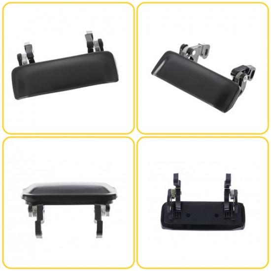 Left&Right Door Handle Set For 2001-2011 Ford Smooth Ranger Black Front Outer 2x