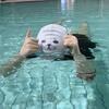 Waterproof Swimming Hat Cartoon Animal Printed Cap Cute Silicone Swim Cap  Pool Use