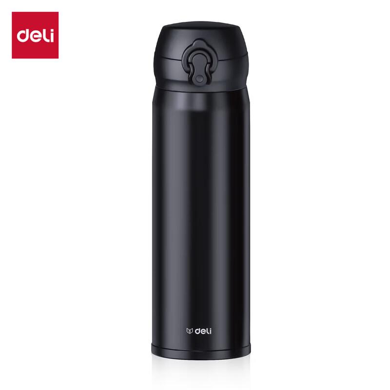 Deli LL619 500ml Flip Lid Insulated Water Bottle