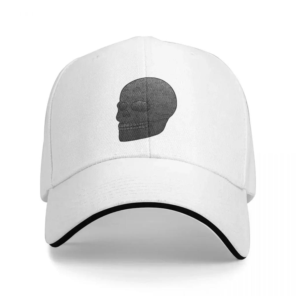 Кепка-бейсболка с вихревым черепом dad hat Смешные кепки Роскошная для женщин Мужская