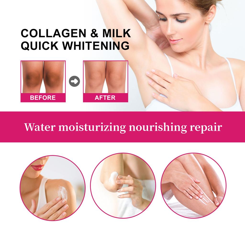 Whitening and Beautifying Cream for Armpits, Moisturizing, Darkening, Brightening and Whitening Cream for Private Parts of Elbow and Knee Joints.