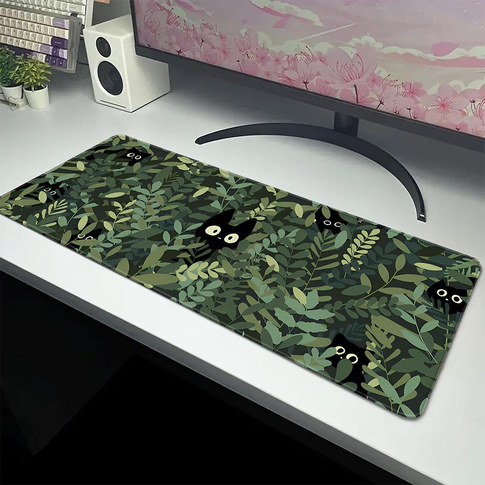 Large Kawaii Cute Cat XXL Mouse Pad Setup Gaming Accessories Mousepad Company Rubber Mouse Mat Desk Pad Mousepads 900x400mm