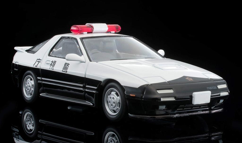 Tomytec Tomica Limited Vintage Neo Scale Mazda Savanna Patrol Metropolitan Police Finished 312598 1/64 LV-N214a RX-7 Car, Department, Model,