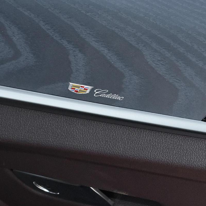 1/2/5/10pcs Car Stickers emblem Auto Decor Decals Window Wiper Stickers For Cadillac Escalade GT4 XT4 ATS XT5 CTS XTS RS