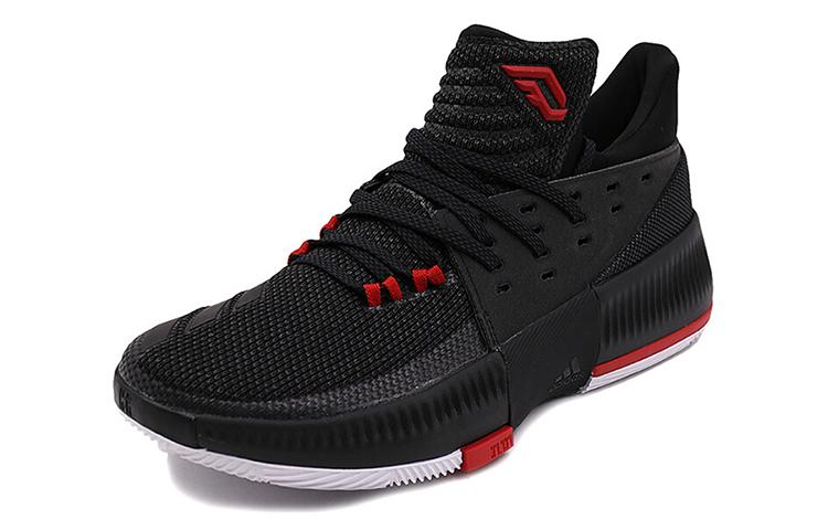 adidas D Lillard 3 'Черный Алый' CG4186