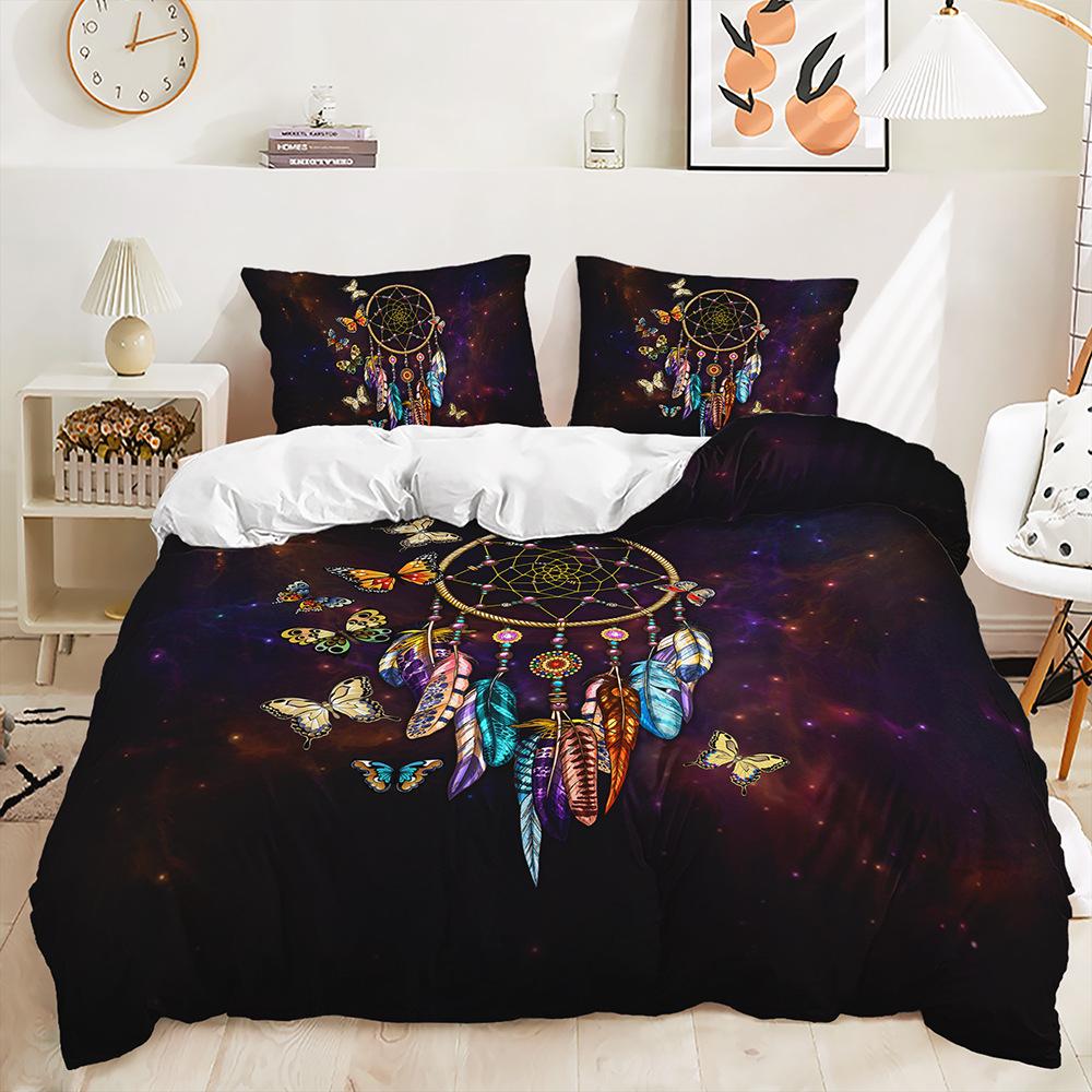 Three-Piece Dreamcatcher Animal Two-Piece Digital Printing Kit Bedding