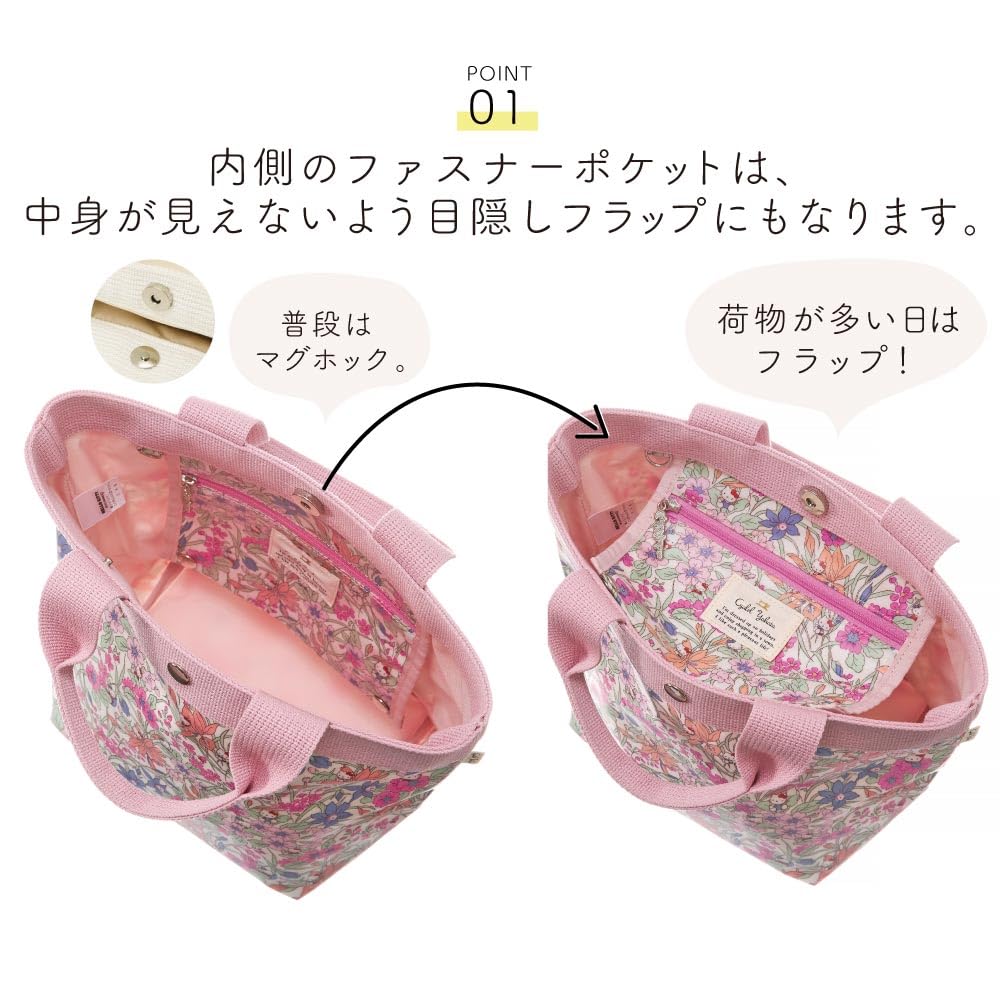 Сумка-тоут размера S с принтом персонажа Sanrio Liberty, отдельно стоящая сумка, маленькая мини-сумка формата A5, легкая, стильная, с милым цветочным узором, сделано в Японии. Здравствуйте