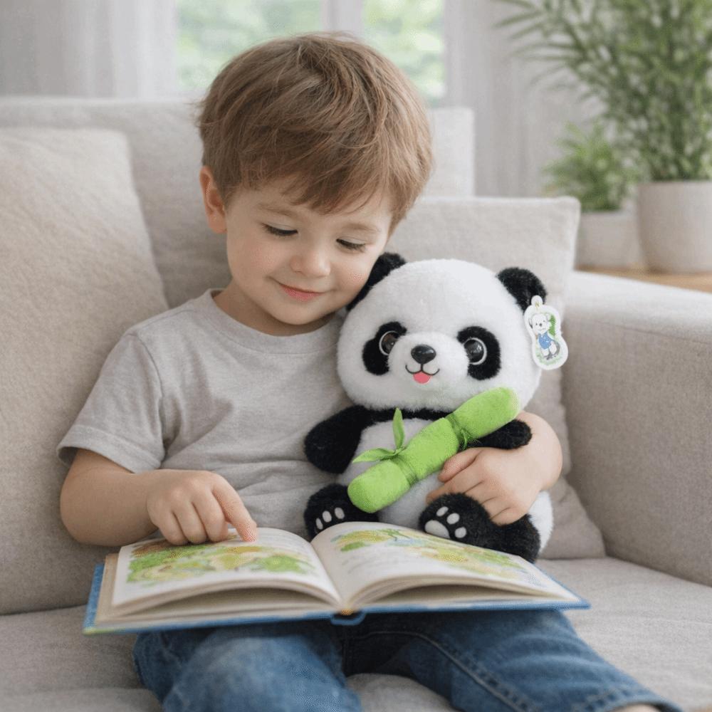 25cm Size Kawaii Panda Soft Stuffed Bear Doll Animal Bear Plush Toy  Kids Presents