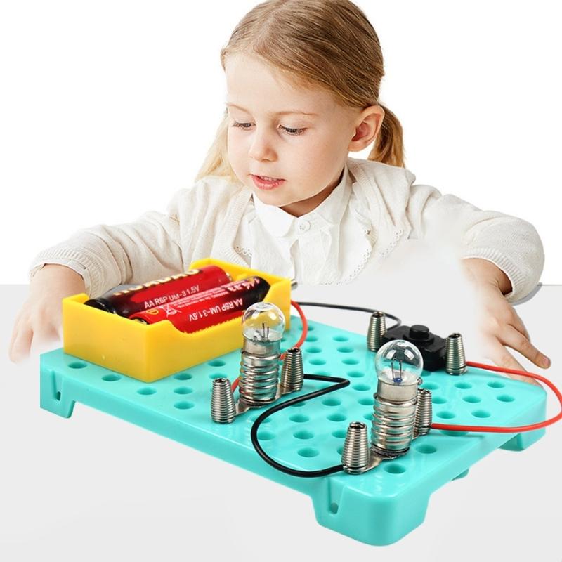 Educational Circuit Experiment Set Hands On Assembly Series and Parallel Circuits Components for Teaching Demonstration