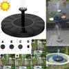 Solar Bird Bath Fountain Pump Upgrade 1.4W Solar Fountain With 6 Nozzle, Free Standing Floating Solar Powered Water Fountain Pump For Bird Bath Garden