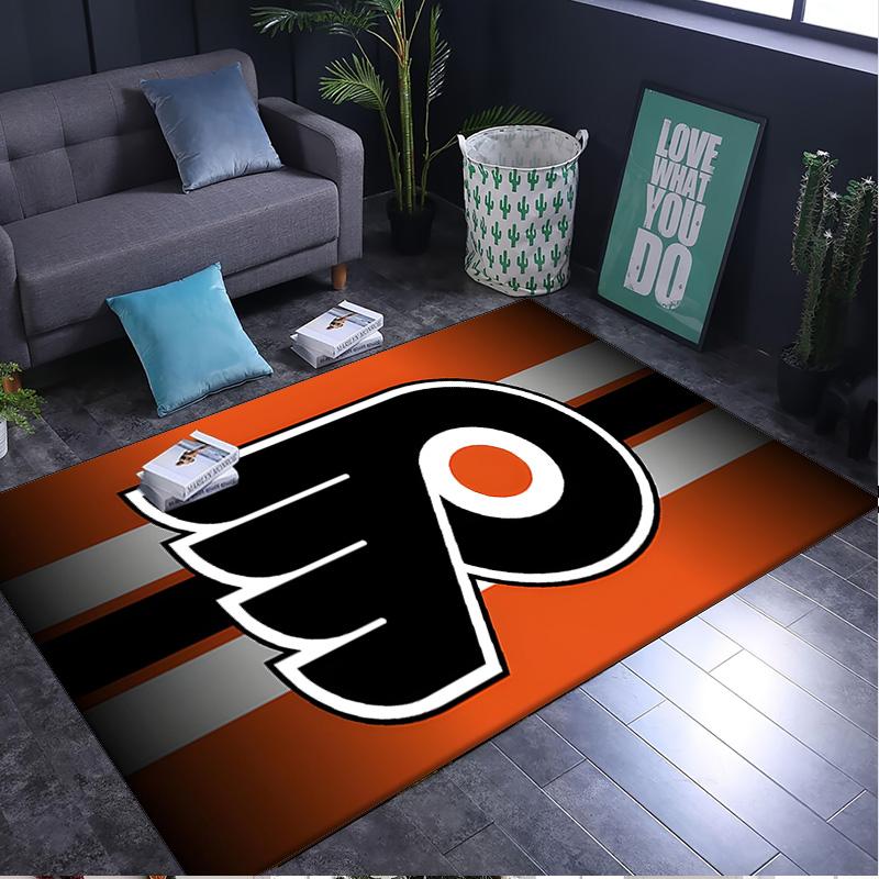Philadelphia Flyers Rug Area rug for Livingroom, Bedroom, Palyroom, Chair Rug, Office Rug, Floor mat, Large Size Fan Christmas Birthday gift