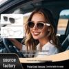 Умные солнцезащитные очки Bluetooth: Поляризованные, защита от УФ и синего света, совместимы с музыкой и звонками, со сменными прозрачными линзами