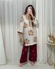 Индийский дизайнерский набор Kurta Pant Dupatta с вышивкой для женщин, наряд для вечеринок в стиле Болливуд, Сальвар-костюм