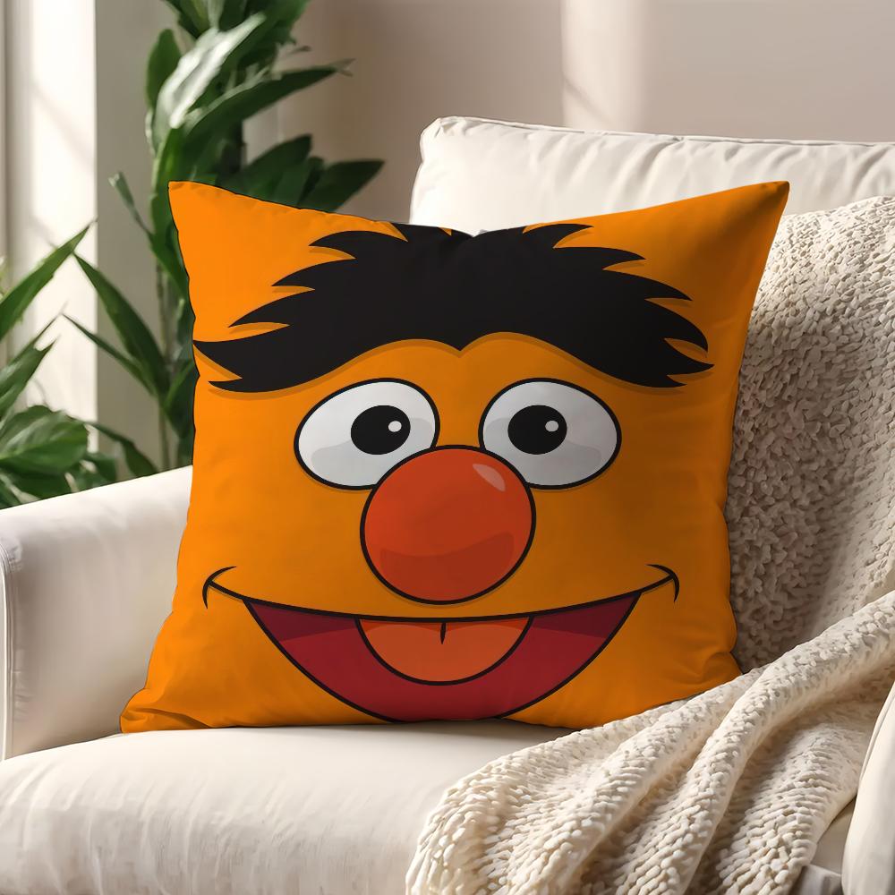 Fashion S-Sesames S-Street cushion cover Pillow Sofa Printing Decoration Room Home Office Coffee Shop Car Nordic Simplicity