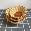 Rattan Woven Basket Hom Dried Fruit Organizer Fruit Tray Desktop Storage Basket