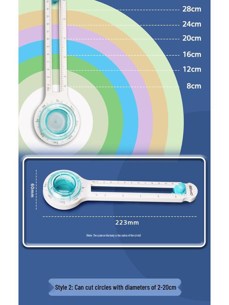 Kedeu Мини-резак-циркуль для блокнотов