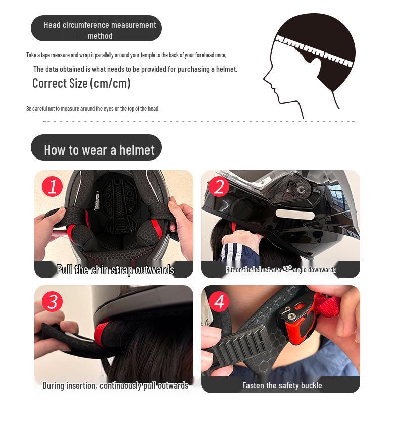 Bluetooth Мотошлем Eternal Y80: Шлем-интеграл, Двойной визор, Универсальная посадка, Круглогодичная безопасность для мужчин и женщин.