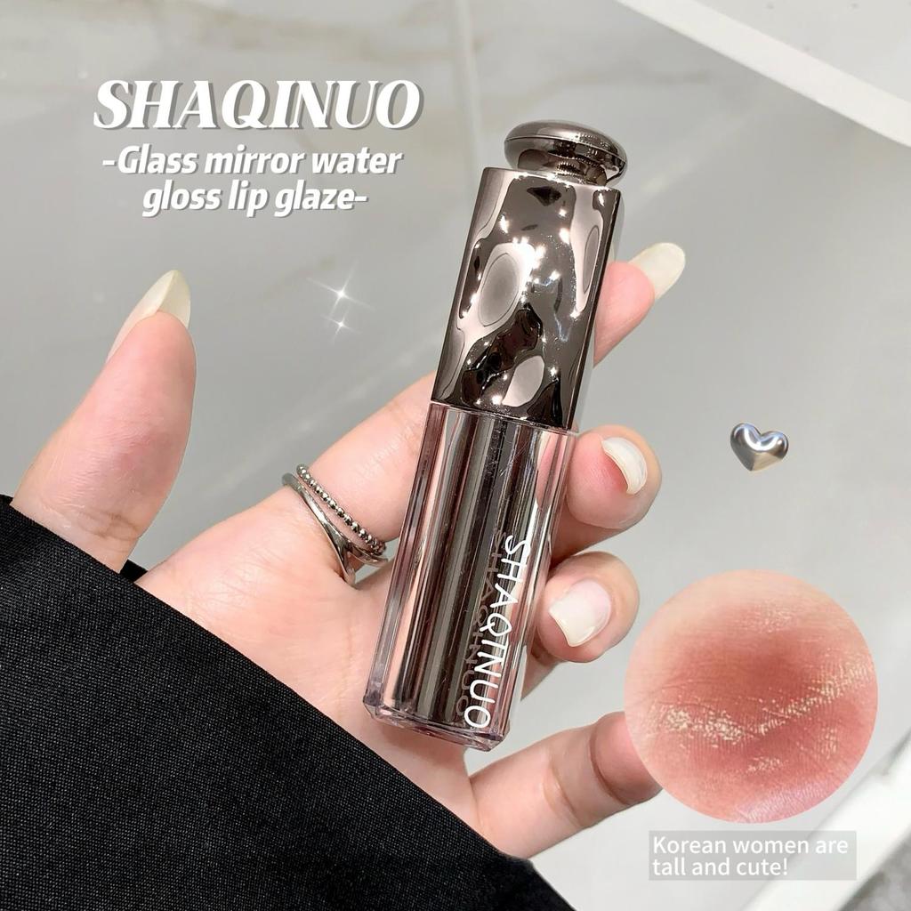 SHAQINUO 6-цветный Водный Блеск для Губ Увлажняющая и Гладкая Текстура Стойкий Блеск для Губ Легко Наносится Помада