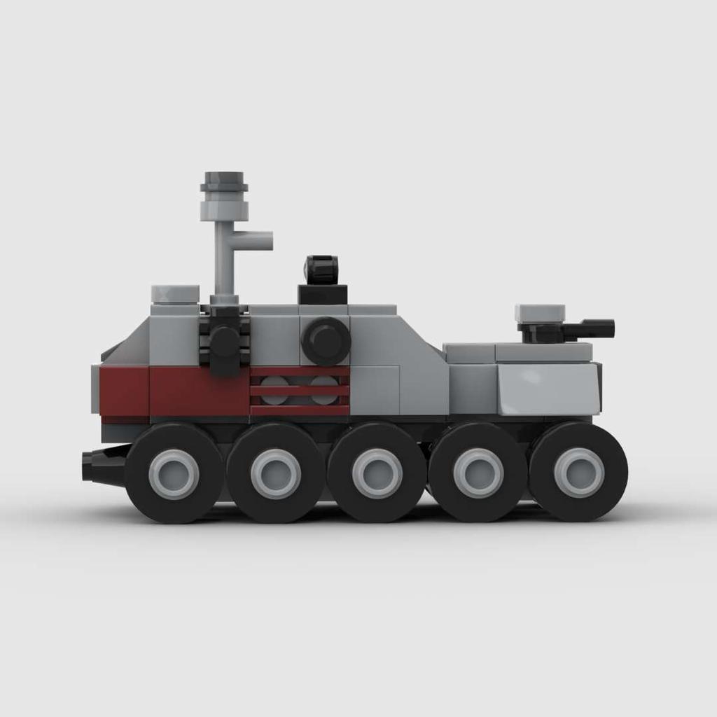 120 Мелких Деталей Moc Строительные Блоки Сборка Hav Wa6 Танк с Турбиной Доминатор Планета Битва Войны Клонов Модель Детская Игрушка